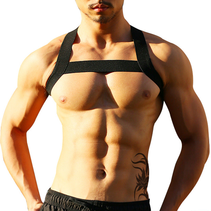 Men's Minimalist Elastic Chest Lifting And Large Chest Strap