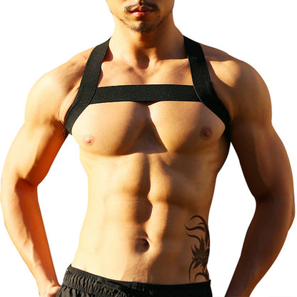Men's Minimalist Elastic Chest Lifting And Large Chest Strap