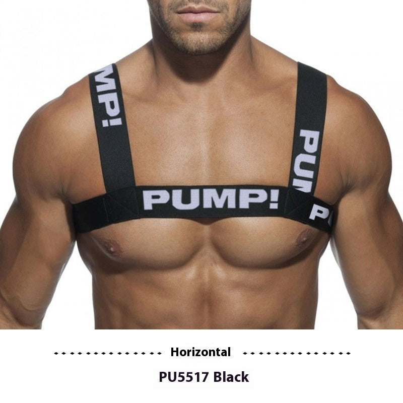 Men's Minimalist Elastic Chest Lifting And Large Chest Strap