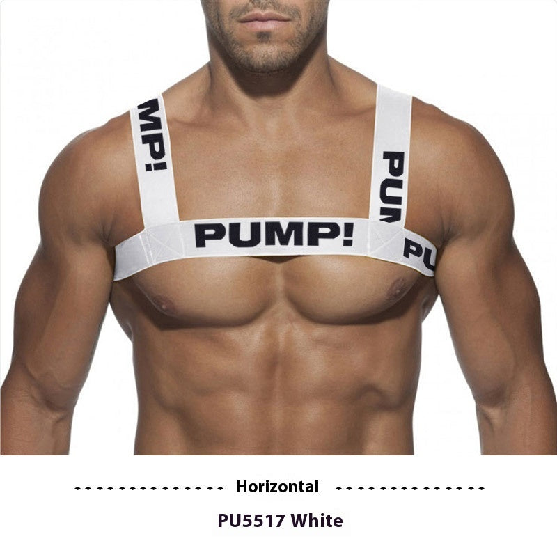 Men's Minimalist Elastic Chest Lifting And Large Chest Strap