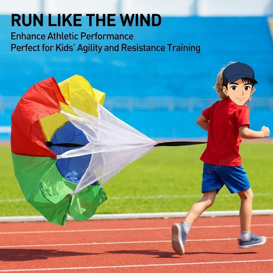 Running Resistance Umbrella Football Training Assistance Barehand Solo Practice Equipment Parachute Strength Speed Outdoor Sport