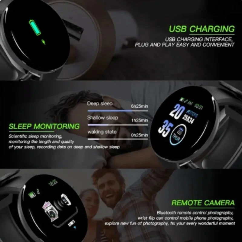 Round Digital Sport Watch