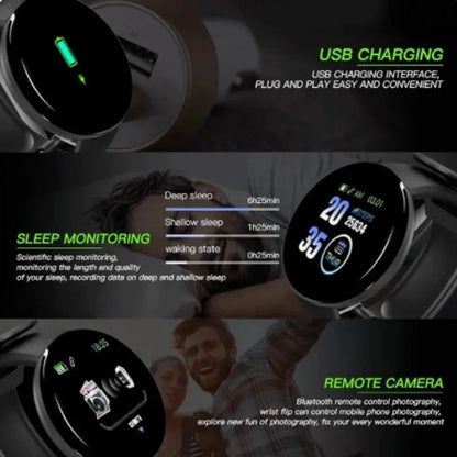Round Digital Sport Watch