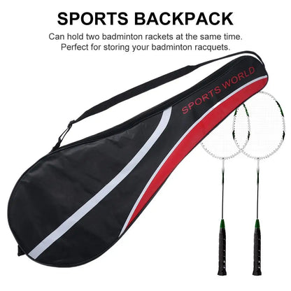 Sports Equipment Oxford Cloth Badminton Racket Bag Racket Cover Racket Organizing Shuttlecock Bag Lightweight High-grade Squash