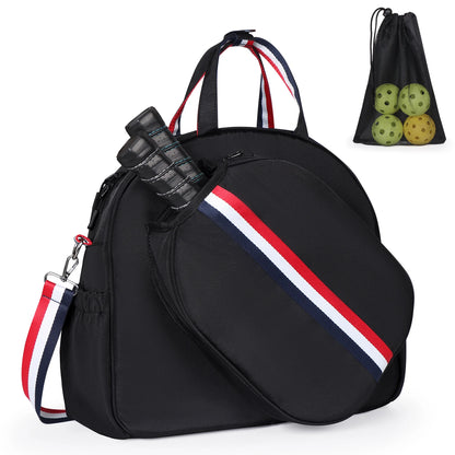 Multi-Sport Equipment Backpack Adjustable Paddle Bag for Pickleball Tennis & Racquetball Large Capacity Storage for Men & Women