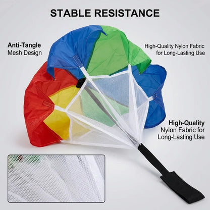 Running Resistance Umbrella Football Training Assistance Barehand Solo Practice Equipment Parachute Strength Speed Outdoor Sport