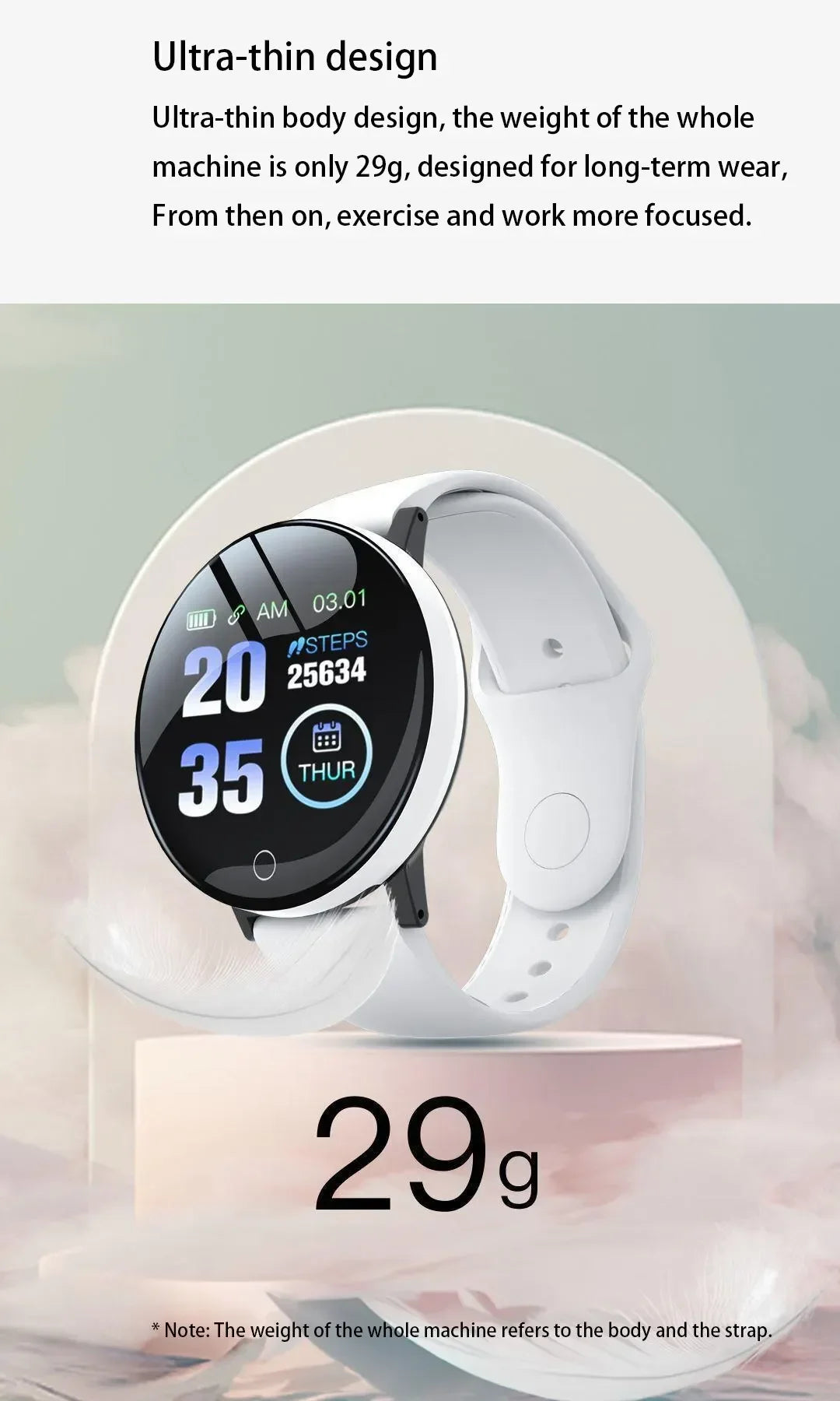 Round Digital Sport Watch