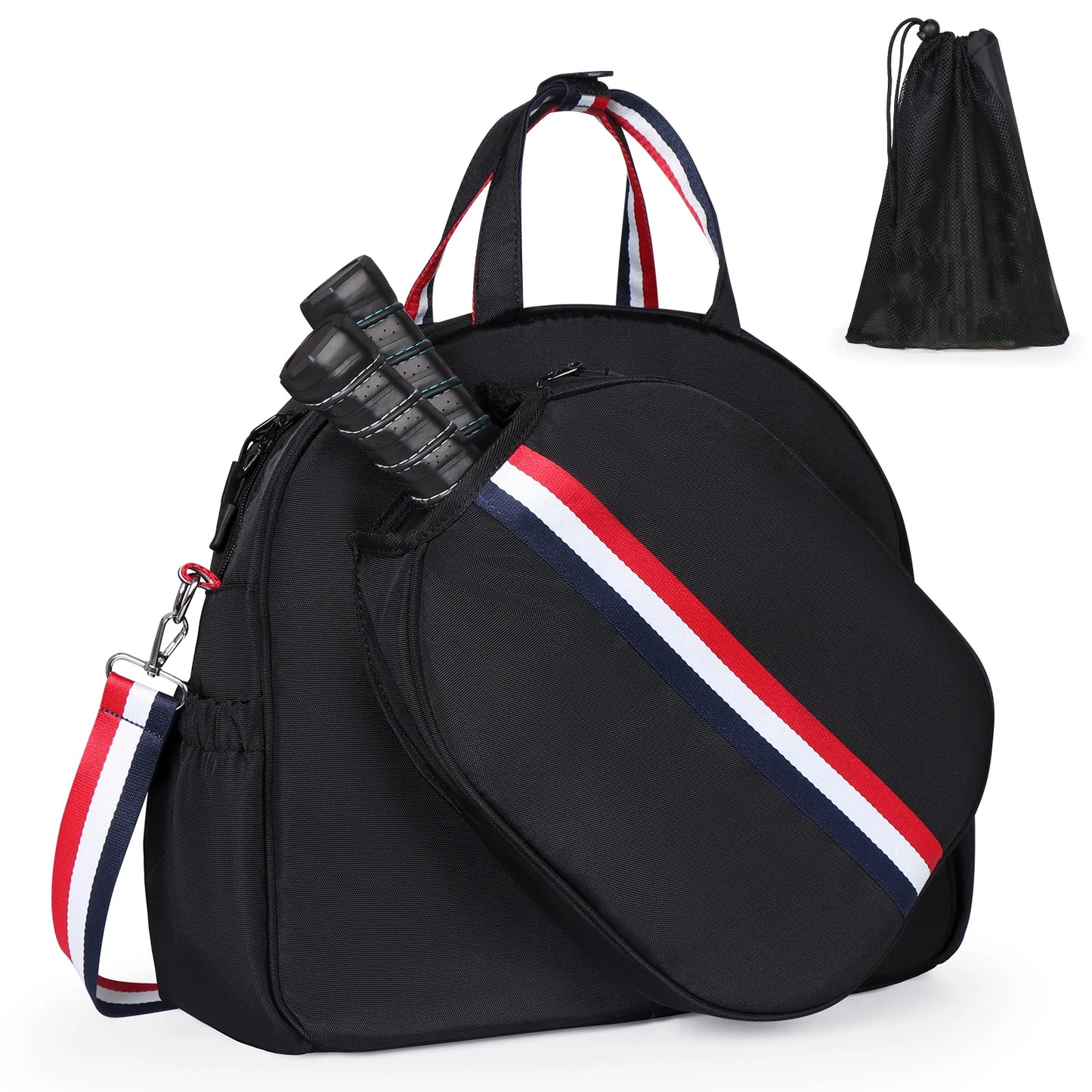 Multi-Sport Equipment Backpack Adjustable Paddle Bag for Pickleball Tennis & Racquetball Large Capacity Storage for Men & Women