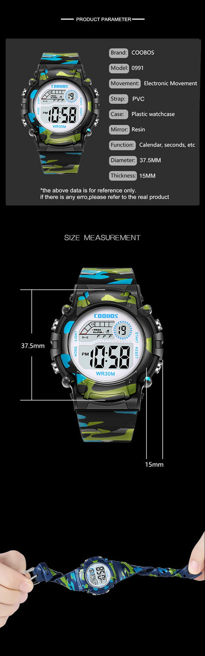 Sport Digital Watch for Kids