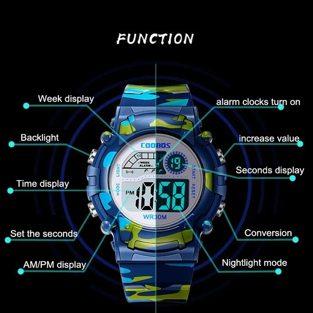Sport Digital Watch for Kids