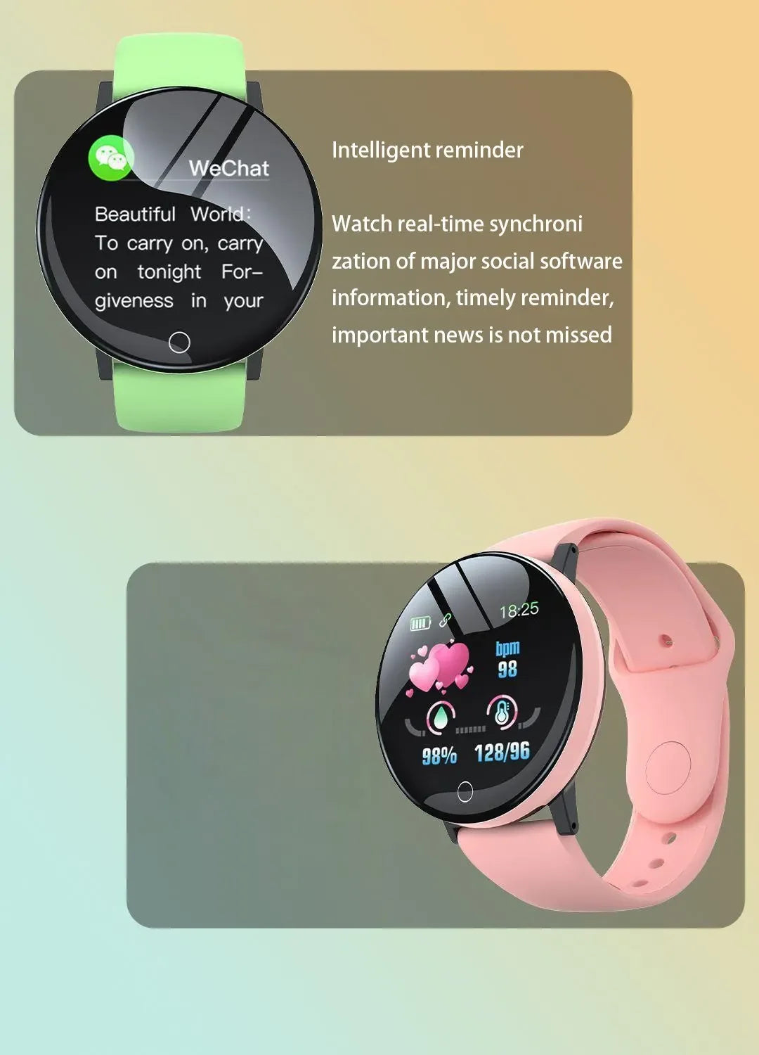 Round Digital Sport Watch