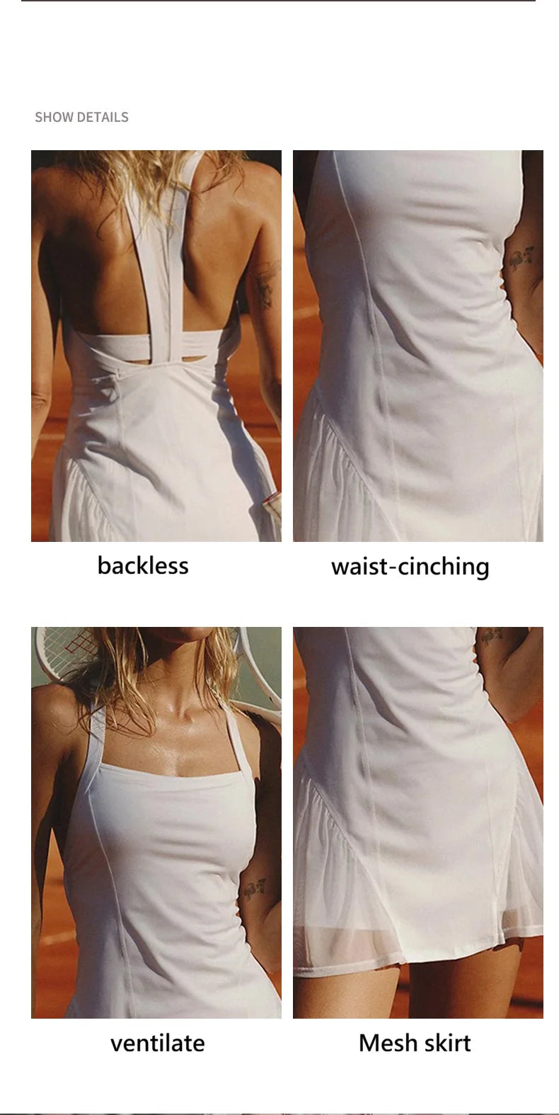 Women Tennis Golf Dress