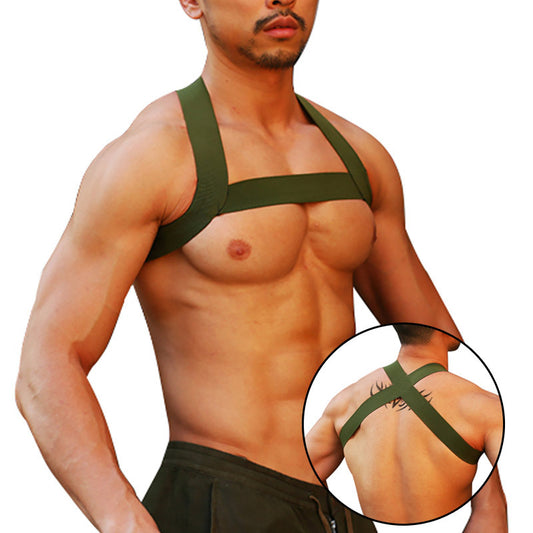 Men's Minimalist Elastic Chest Lifting And Large Chest Strap